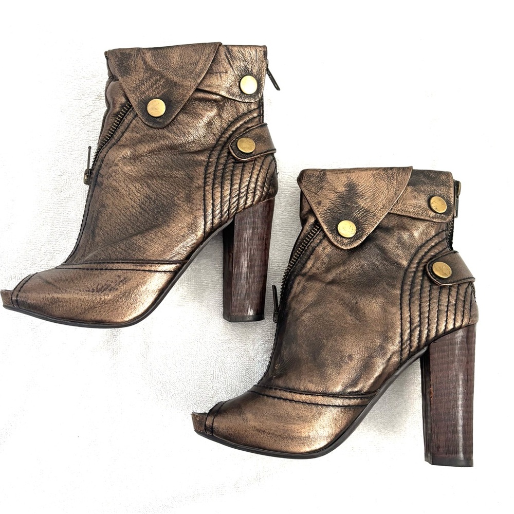 Apepazza Bronze Booties - Picture 8 of 12